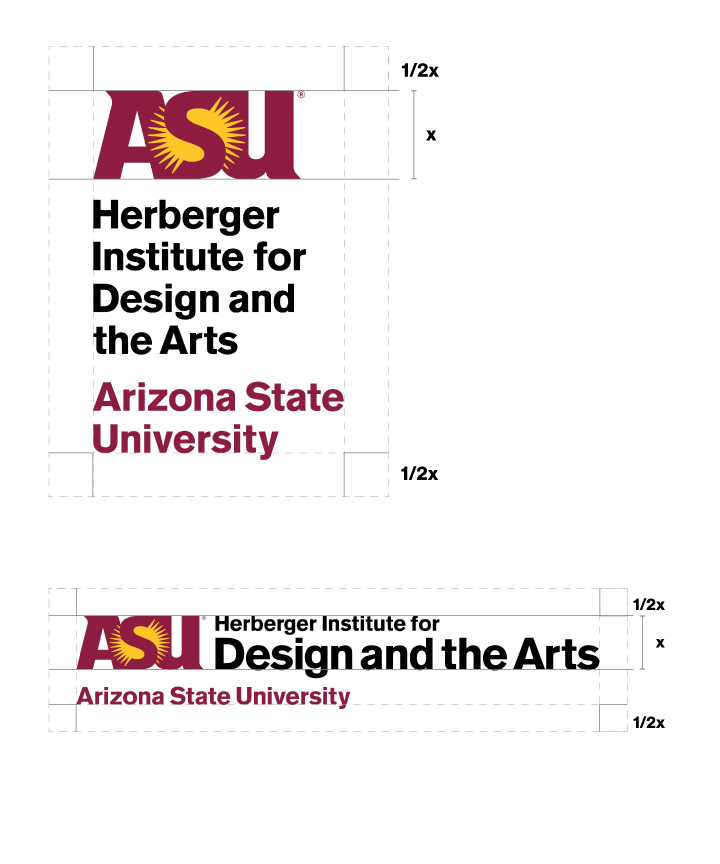 herberger institute logo area of isolation