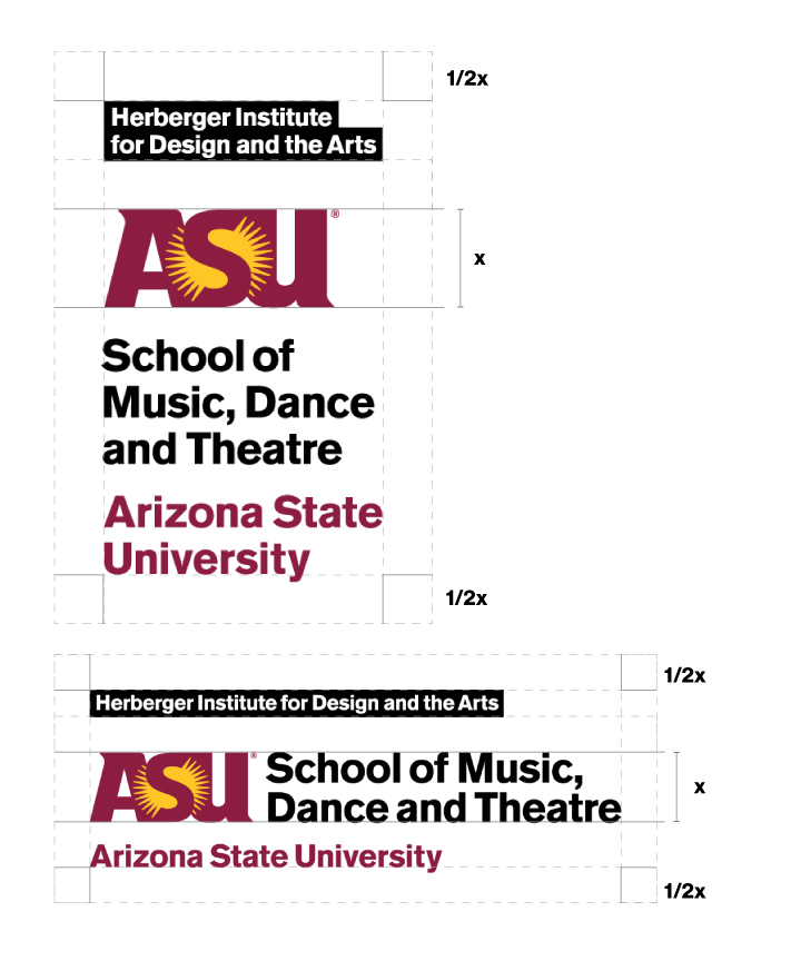 the school of music, dance and theatre logo area of isolation