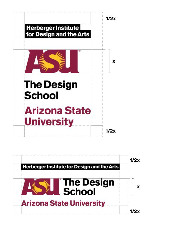 the design school logo area of isolation